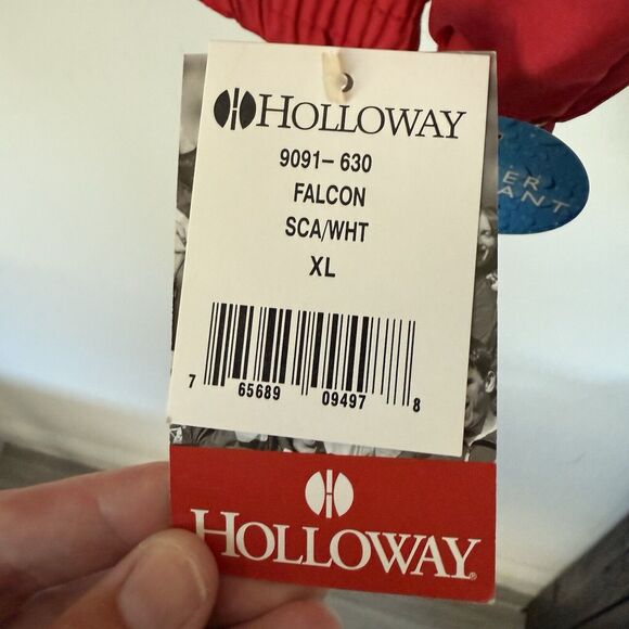 NWT Holloway Jacket Men's XLarge Red White Resistant Colorblock USA - Picture 7 of 13